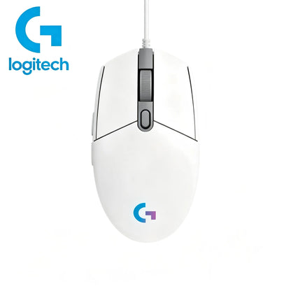 Logitech G102 Maus – kabelgebundene Gaming-Maus, 8000DPI, optisch, Esports G102 USB-Maus mit Kabel für PC
