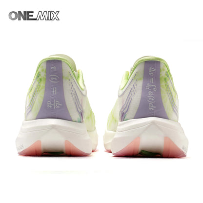 ONEMIX Neue Marathon-Laufschuhe mit Nylon-Carbonplatte, stoßdämpfende Profi-Rennschuhe mit stabiler Unterstützung, ultraleichte Rebound-Sneaker