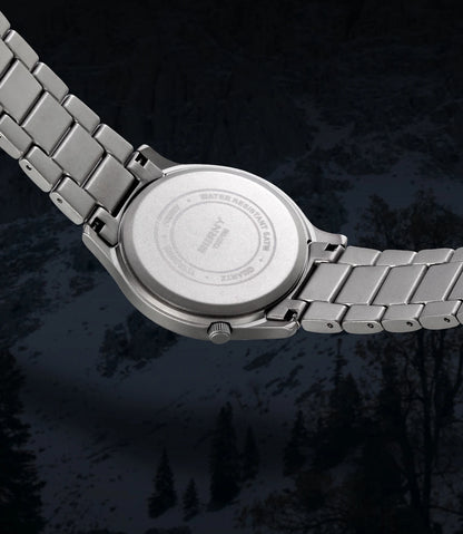 BERNY Full Titanium Watches for Men Super Luminous Sapphire Sports Field Quartz Men's Watch VH31 Wristwatch 5ATM Easy Read