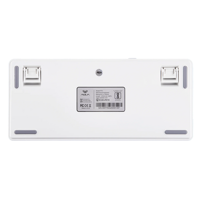 Teclado mecánico inalámbrico EPOMAKER x AULA F75 ISO-DE con conectividad trimodo, distribución alemana QWERTZ y batería de 4000 mAh