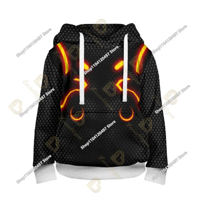 2-14Y Sweatshirt Fortnite Child Print Hoodie Sweatshirts Boys Girls Fashion Harajuku Jacket Kids Clothes Games Cosplay Costume