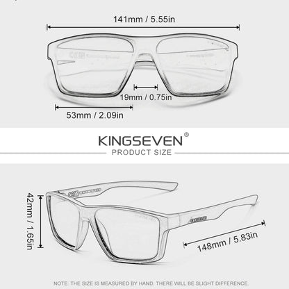 KINGSEVEN Polarized Sunglasses For Men Women Driving Glasses Male Goggle UV400 Driving Outdoor Eyewear TR90