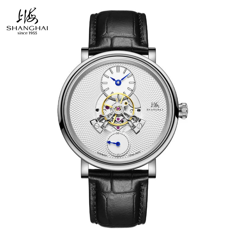 Shanghai Watch THE BUND Collection Men's Mechanical Watches Sky Dome Central Rotor Automatic Watch 43mm Case Sapphire Glass 820