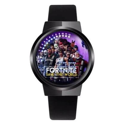 Ρολόι Fortnite Cute Fashion Cartoon Personalized Kawaii με φως νυκτός LED αφής, ηλεκτρονικό μαθητικό ρολόι, δώρο για φίλους