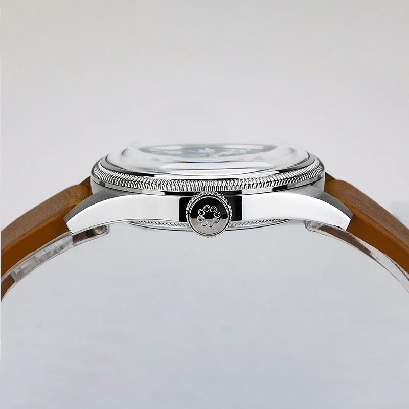 Octopus Kraken 38mm Pilot Watch Retro Stainless Steel PT5000 Movement Automatic Mechanical Wristwatch Luminous Dive Watch Man