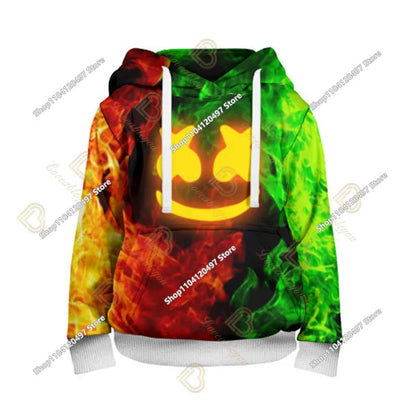 2-14Y Sweatshirt Fortnite Child Print Hoodie Sweatshirts Boys Girls Fashion Harajuku Jacket Kids Clothes Games Cosplay Costume