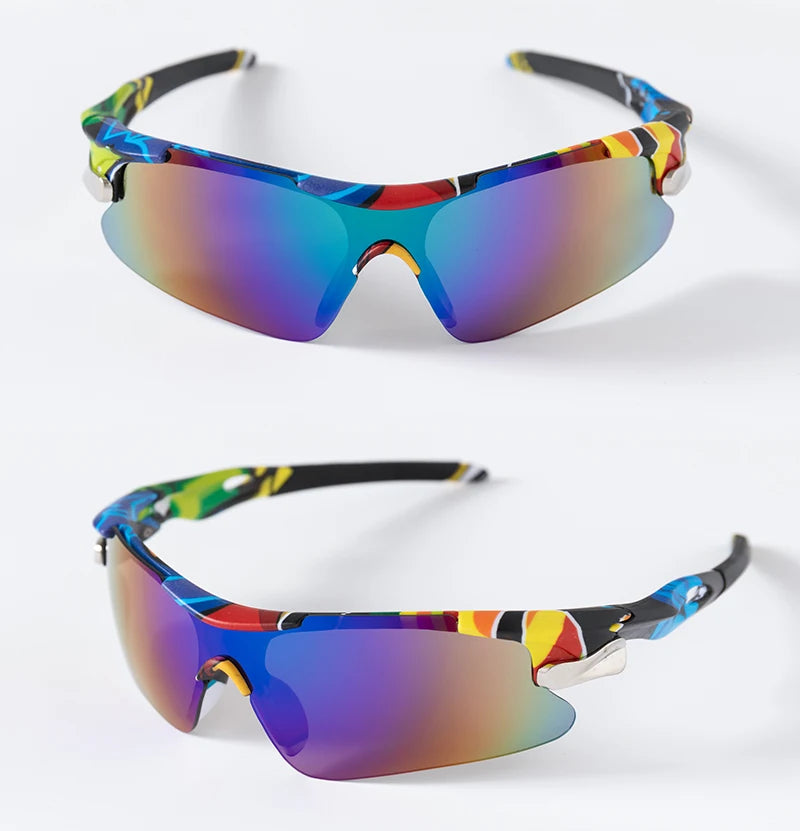 2026 UV400 Outdoor Sport Cycling Sunglasses Windproof Mountain Bike Bicycle Glasses for Men And Women Hiking Running