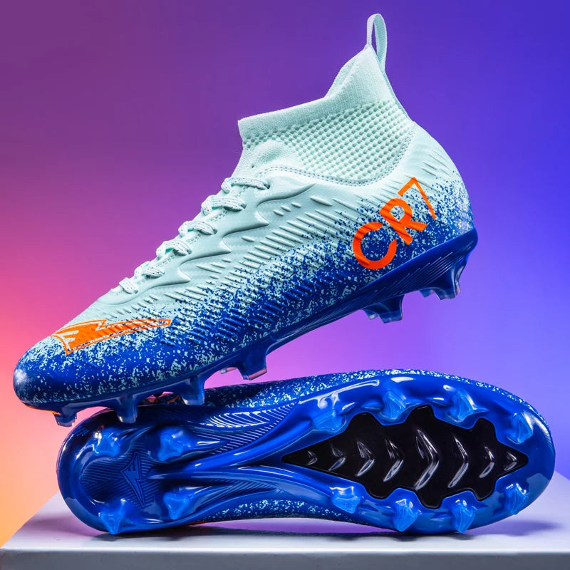 Autumn Hot Selling Shock-Absorbing Adult Football Shoes Soft and Stable Sports Shoes Rebound Wrapped Lightweight Cleats