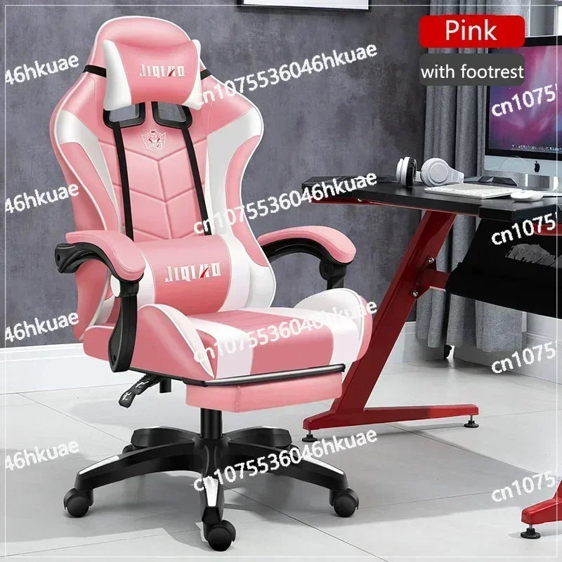 Ergonomic swivel chair Massage Recliner gamer chairs High quality gaming chair RGB light office chair gamer computer
