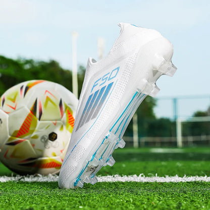 Chaussures de football pour hommes, crampons d'entraînement, chaussures de soccer FG ultralégères et respirantes, livraison directe, crampons longs pour matchs sportifs, baskets d'intérieur