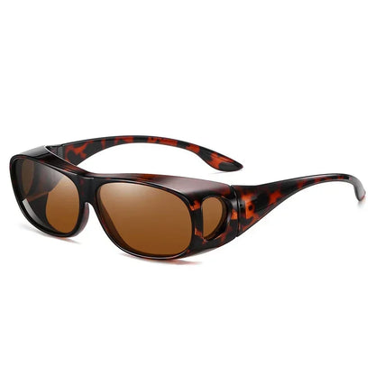 2025Polarized Sunglasses Fit Over Eye Glasses Driving Wrap Shield Goggles Fishing Glasses Sports Sunglasses Night Vision Glasses