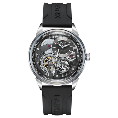 MARK FAIRWHALE Men’s Luxury Automatic Mechanical Watch  46mm Stainless Steel Business Wristwatch