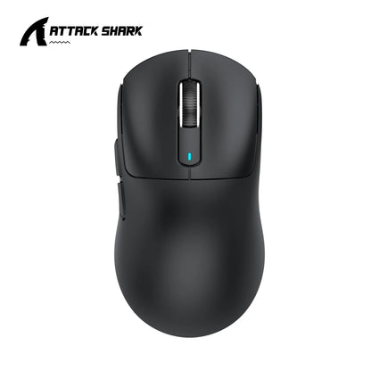 Attack Shark X3/X3PRO 4K/8K Tri-mode Gaming Mouse, PixArt PAW3395 Sensor, 26K DPI, 49g Ultralight,BT/2.4G Wireless/Wired,for PC