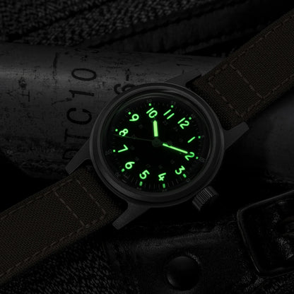 THORN Retro Military Watch 36mm Made of NH35A Movement SHY-043 Sport Watch Unisex Men's and Women's Luxury