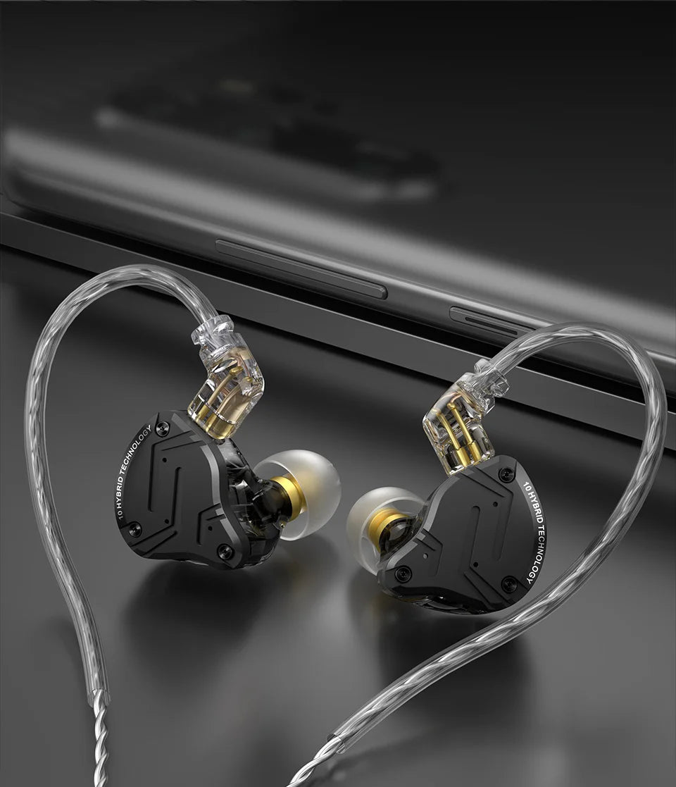 KZ ZS10 Pro X In Ear Wired Earphones Music Headphones HiFi Bass Monitor Earbuds Sport Headset