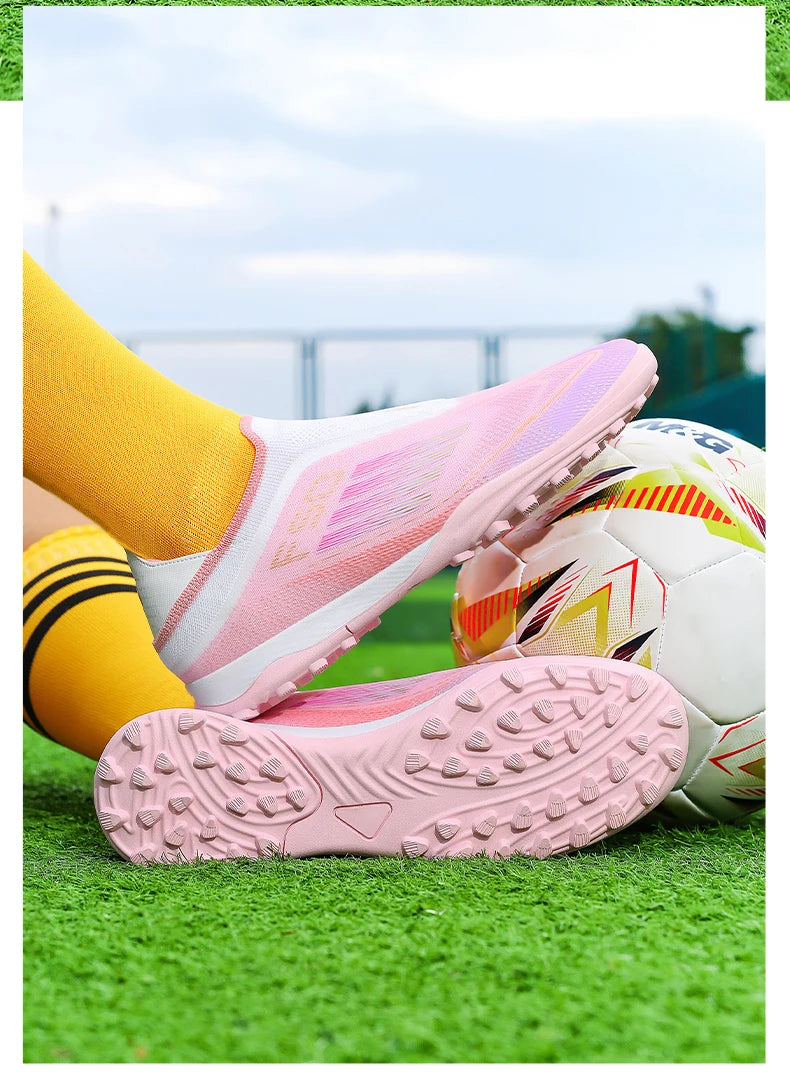 Neue Herren-Fußballschuhe für Kunstrasen – bequeme Fußballschuhe, Sport-FG-Rasenschuhe, Futsal, rutschfest, Outdoor, für Erwachsene, ultraleicht und rutschhemmend