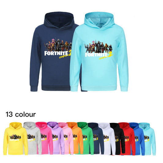 Fortnite Hoodie Kids Baby Cartoon Clothing Unisex Boys Long Sleeve Hooded Sweatshirts Youth Girls Casual Coats1007