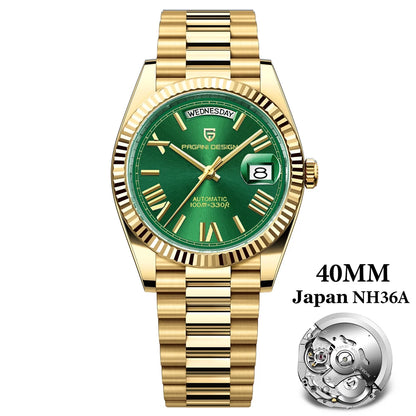PAGANI DESIGN 2026 New DD40 NH36A Men's Watches Luxury Automatic Mechanical Watch For Men AR Sapphire Glass Date Wrist watch Men