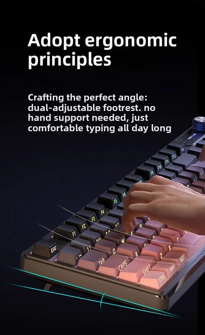 Wired Silent Keyboard Gaming Keyboard Magnetic Mechanical Wired for Pro Gaming Rapid Trigg 8000Hz 128K Rate