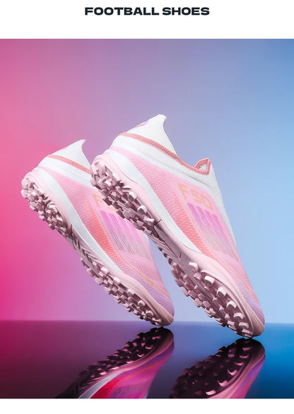 Neue Herren-Fußballschuhe für Kunstrasen – bequeme Fußballschuhe, Sport-FG-Rasenschuhe, Futsal, rutschfest, Outdoor, für Erwachsene, ultraleicht und rutschhemmend