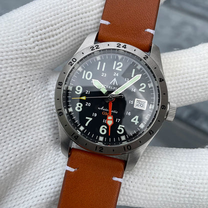 STEELFLIER Ufficiale SF792 GMT Orologio da polso meccanico Movimento NH34 Super BGW9 C3 Luminoso Impermeabile fino a 200 m Orologio da immersione di lusso da uomo