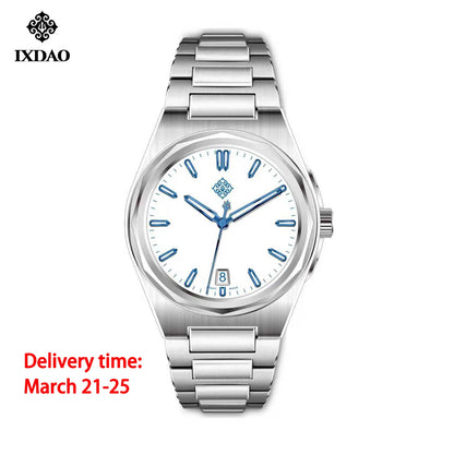 IX&DAO 2025 Neu 37mm Warrior Herren-Automatikuhr mit Miyota 9015 Uhrwerk, Saphirglas, Edelstahl, wasserdicht bis 10Bar, BGW