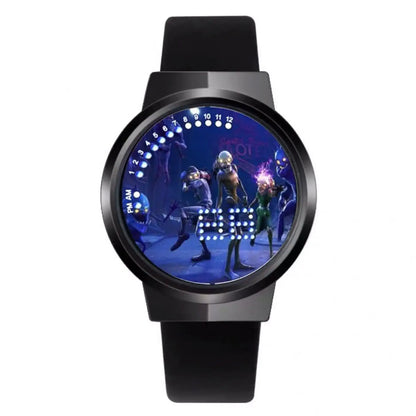 Ρολόι Fortnite Cute Fashion Cartoon Personalized Kawaii με φως νυκτός LED αφής, ηλεκτρονικό μαθητικό ρολόι, δώρο για φίλους