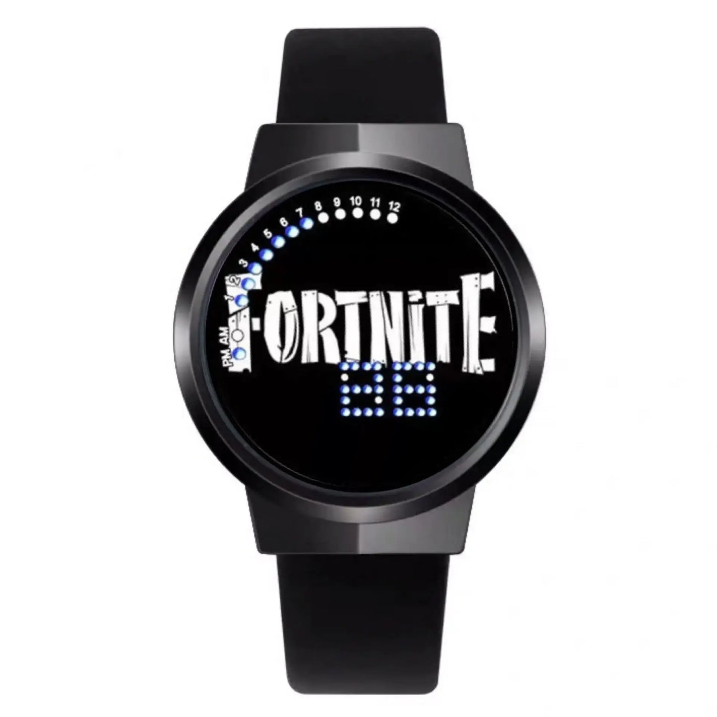 Ρολόι Fortnite Cute Fashion Cartoon Personalized Kawaii με φως νυκτός LED αφής, ηλεκτρονικό μαθητικό ρολόι, δώρο για φίλους