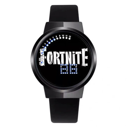 Ρολόι Fortnite Cute Fashion Cartoon Personalized Kawaii με φως νυκτός LED αφής, ηλεκτρονικό μαθητικό ρολόι, δώρο για φίλους