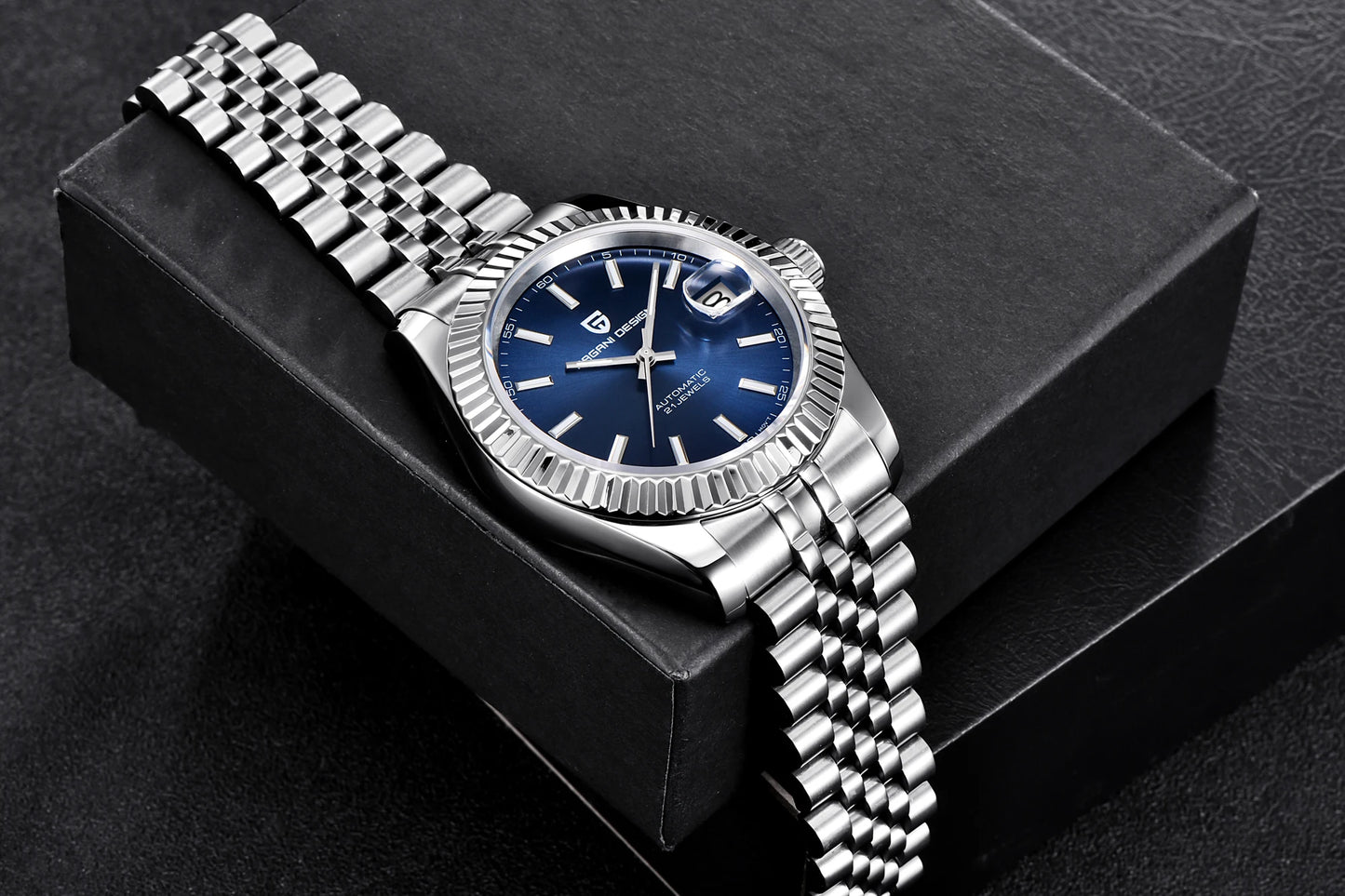 Relojes PAGANI DESIGN 2026 nuevos de lujo en oro y plata, relojes mecánicos para hombre, acero inoxidable, cristal de zafiro, reloj automático