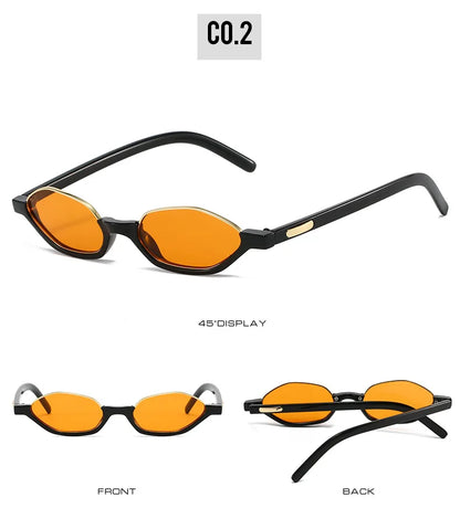 Half Frame Designer Small Sunglasses Women Cat Eye New Fashion Sun Shades UV400 Sun Glasses Brand