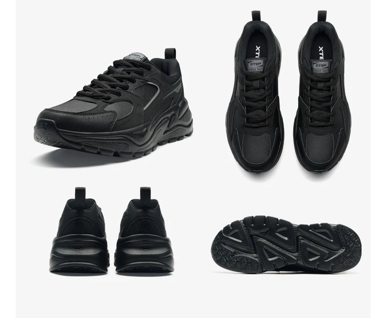 Zapatillas deportivas informales de invierno para hombre de Xtep, estilo urbano, acolchadas, ligeras, resistentes al desgaste y transpirables, modelo 875419320005