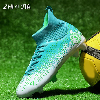 Teenage Adult Football Shoes New Fashion Large Size Sneakers Outdoor Professional Competition Training Football Footwear 31-48