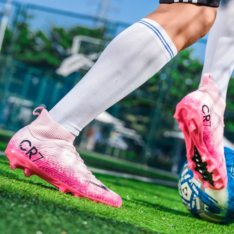 Autumn Hot Selling Shock-Absorbing Adult Football Shoes Soft and Stable Sports Shoes Rebound Wrapped Lightweight Cleats