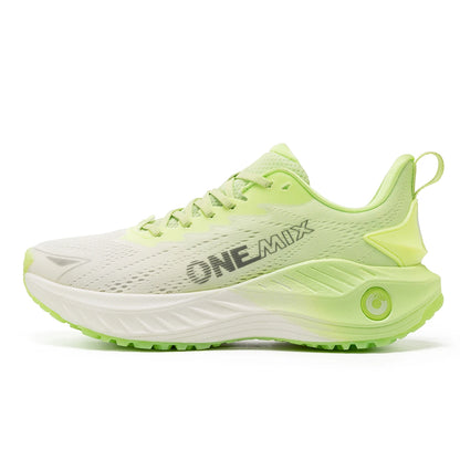O-Resilio løbesko til mænd med støddæmpning og stabilitet, lette udendørs sports- og fritidssneakers i mesh med snørebånd til fitness og jogging