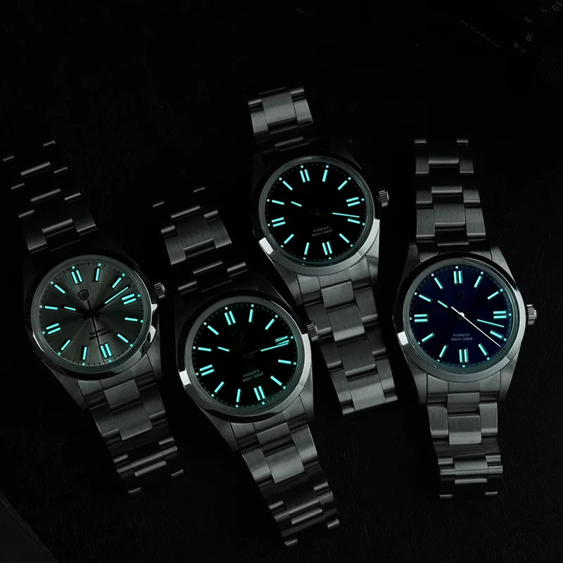 Watchdives WD1016 V3 36Mm Vintage Watch VH31 Sweep Quartz Watches Man Enamel Blue K1 Bubble Mirror Sapphire Lumes 10Atm Relojes