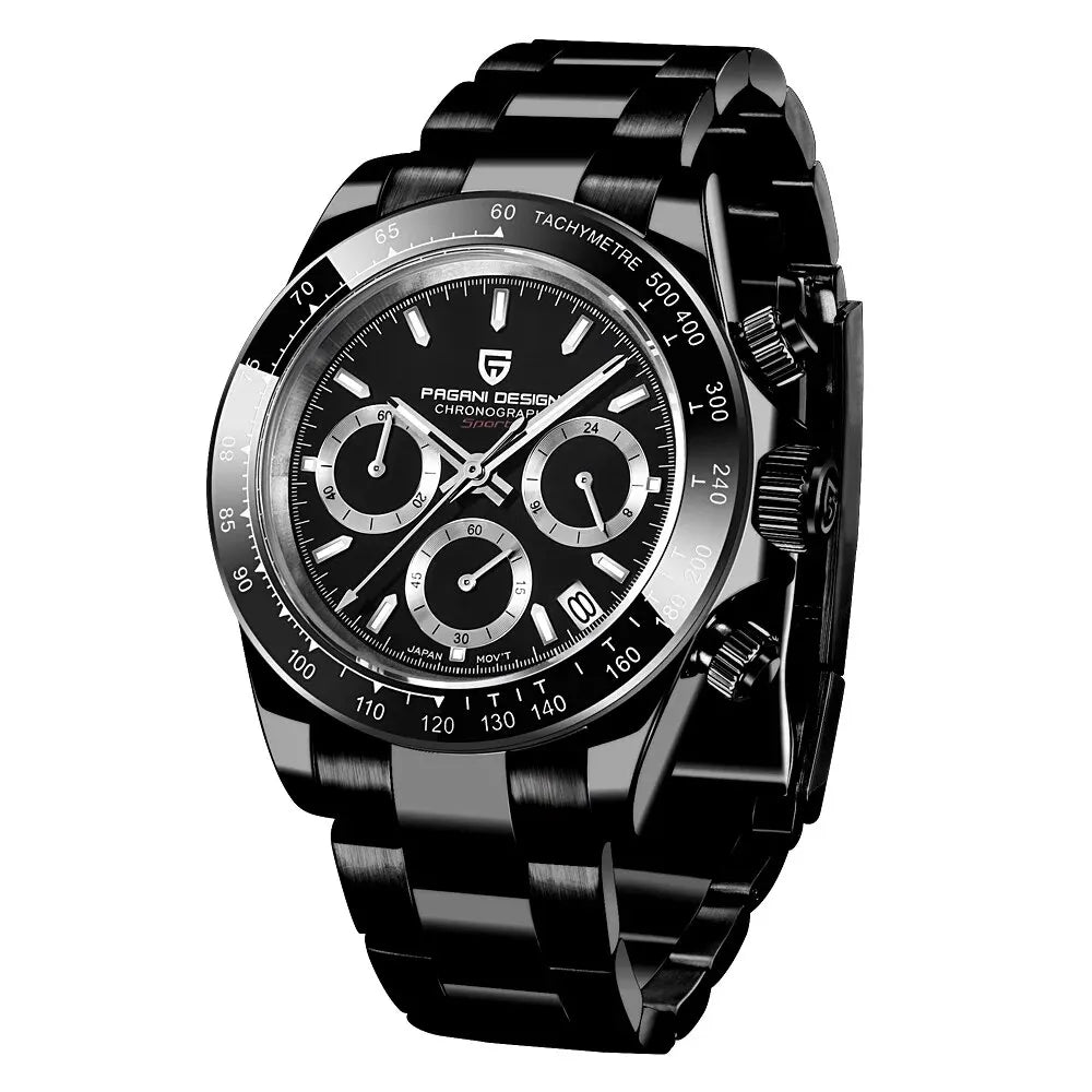2026 New PAGANI DESIGN Chronograph Luxury Quartz Wrist Watch For Men Automatic Date 100M Waterproof JAPAN VK63 Movt Reloj Hombre