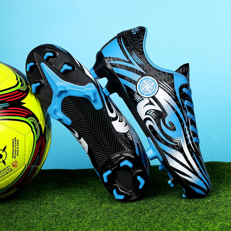 Herren-Fußballschuhe, komfortabel und atmungsaktiv, für Jungen, leicht, rutschfest, Trainingsschuhe für Rasen, Kunstrasen und Outdoor-Sport