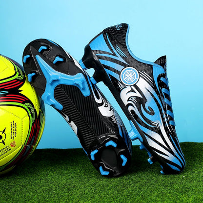 Herren-Fußballschuhe, komfortabel und atmungsaktiv, für Jungen, leicht, rutschfest, Trainingsschuhe für Rasen, Kunstrasen und Outdoor-Sport