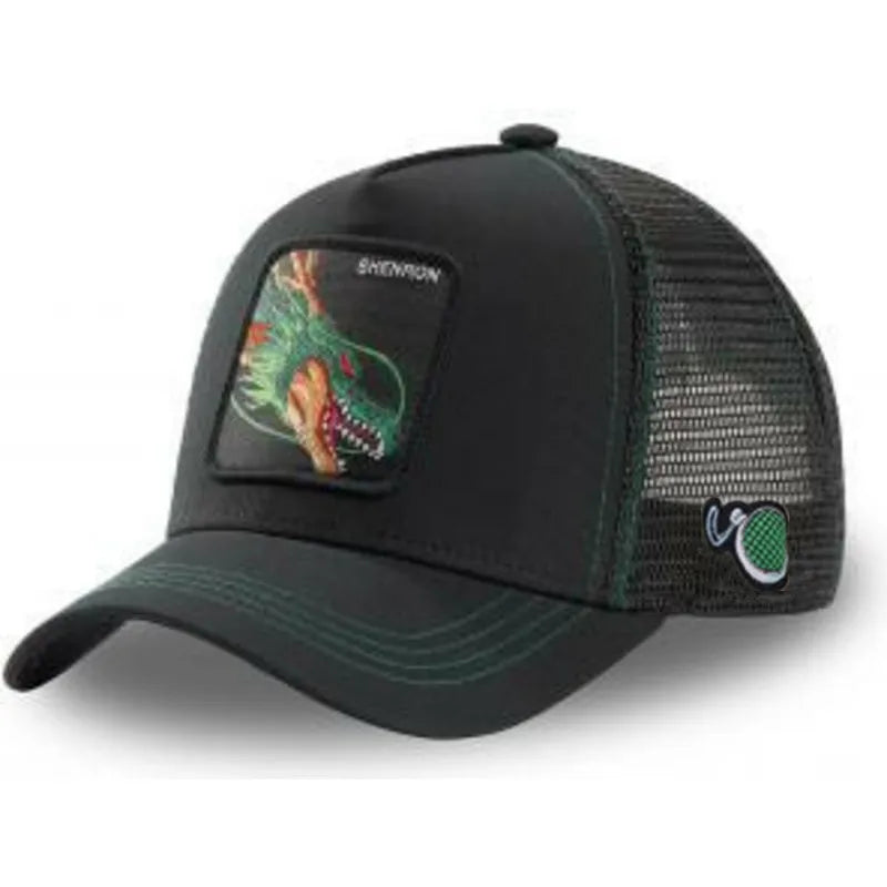 Dragon Ball Son Goku Cap Summer Travel Peaked Cap Men's Embroidery Hip-Hop Mesh Cap Style Sun Visor Baseball Cap Outdoor Sport