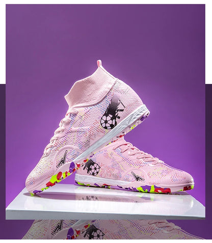 Nieuwe voetbalschoenen voor heren, ademende trainingsschoenen met noppen voor gras, lange spikes voor wedstrijden, indoor sneakers, ultralicht, dropshipping