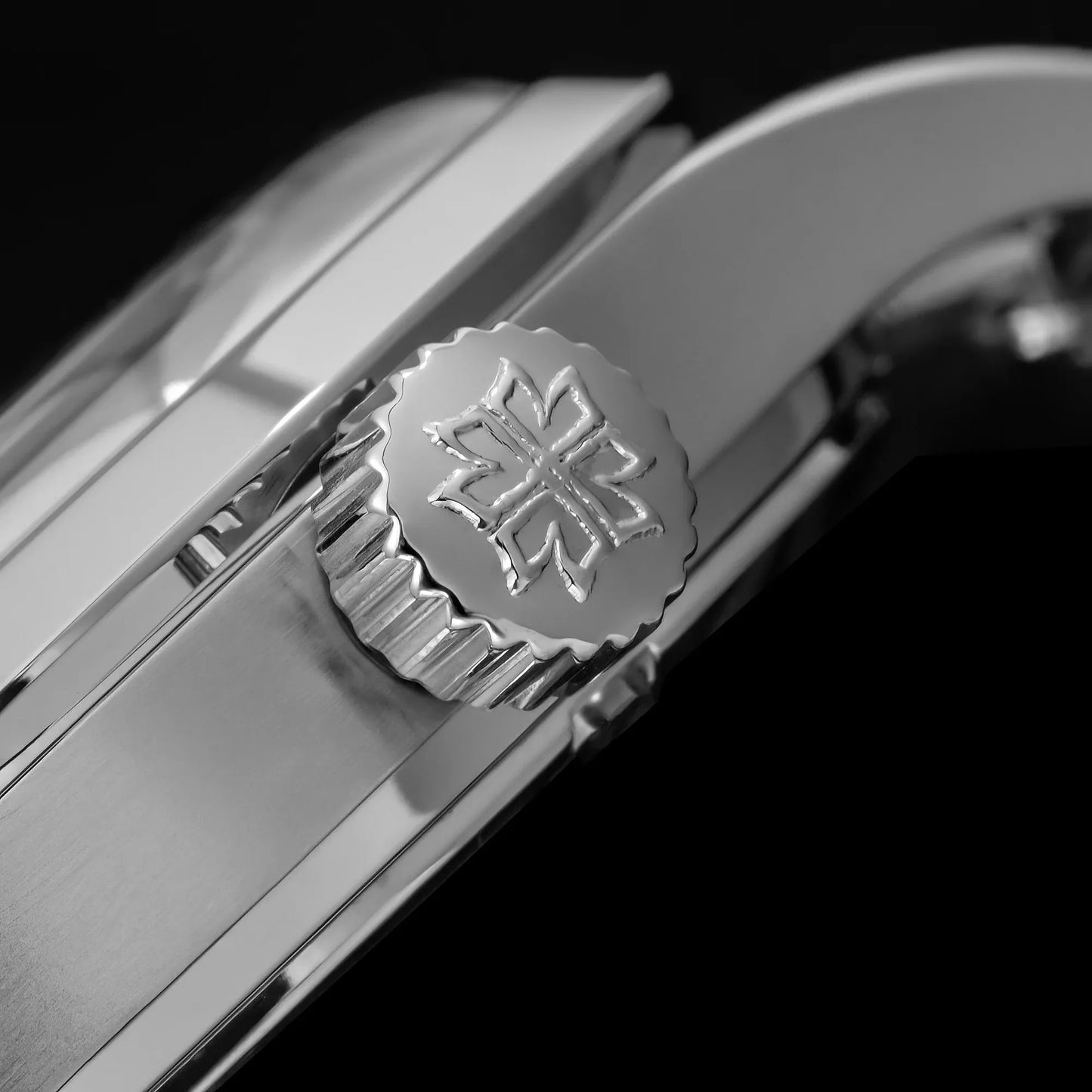 Thron T026 38mm  Watch Sapphire Crystal 316L Stainless Steel PT5000/Swiss Ronda Automatic Movement Vintage Style Men's Watch