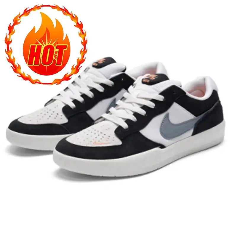 Populära Nike Men SB FORCE 58 låga retro-skateskor – vårens mode, land- och surfstil, avslappnade sneakers DV5477-012