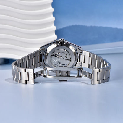 BENYAR Top Sand Series 40mm Hot Selling Mechanical Watch 316L Stainless Steel Simple 5 Bar Waterproof Automatic Men's Watch