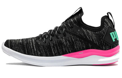 Chaussures de ville basses Puma Ignite Flash Evoknit, baskets, noir et rose, 190511-11
