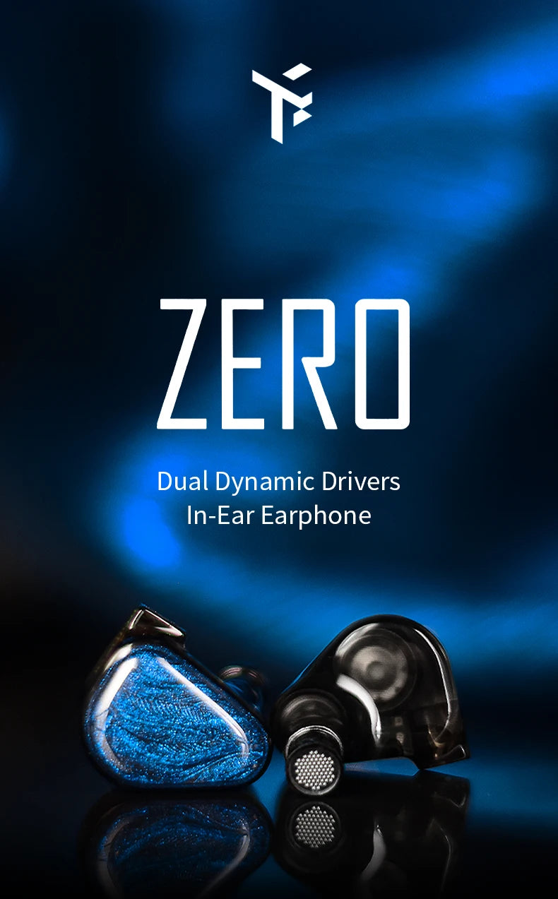TRUTHEAR x Crinacle ZERO Earphone Dual Dynamic Drivers IEMs with 0.78 2Pin Cable game bassEarbuds