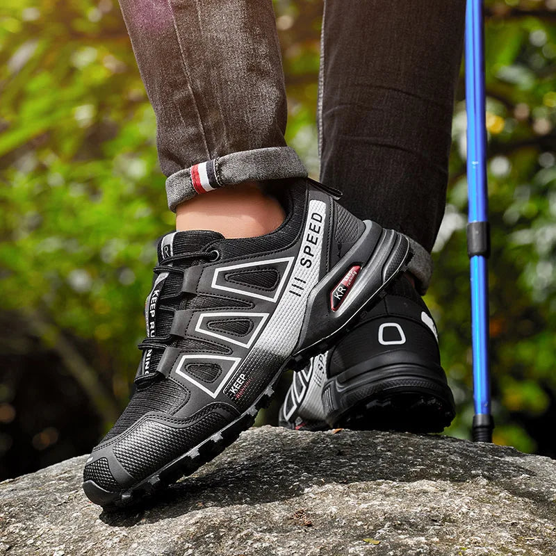 Scarpe da trekking da donna per attività outdoor, scarpe sportive da escursionismo, scarpe tattiche da caccia antiscivolo, scarpe da arrampicata traspiranti con lacci, ciclismo