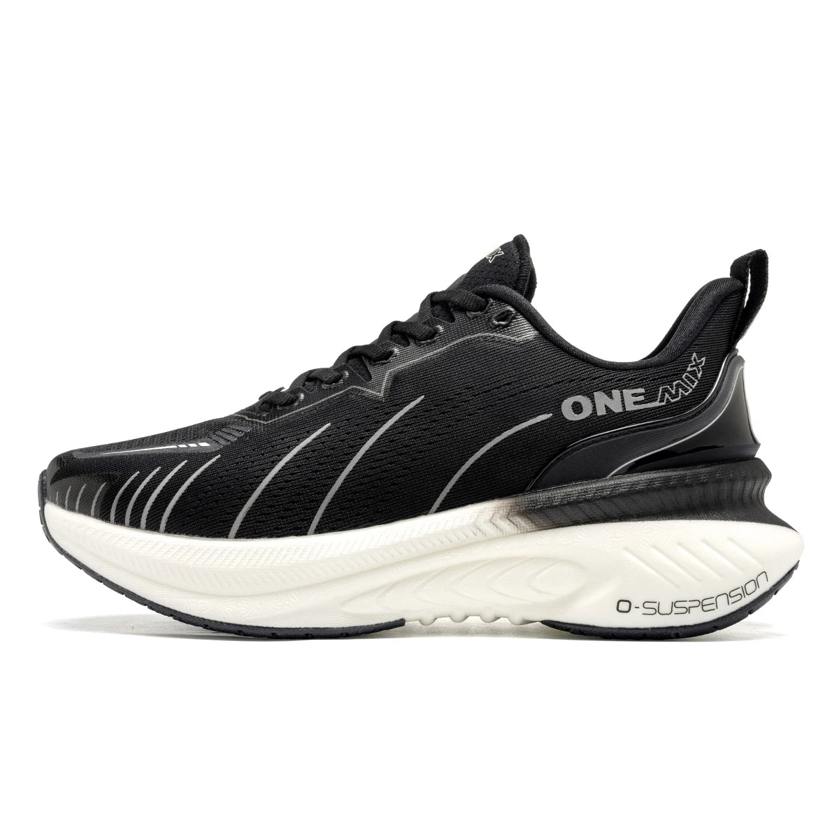 ONEMIX 21608A chaussures de course pour hommes bleu hiver à lacets chaussures de sport femmes antidérapant en plein air athlétique chaud hommes baskets