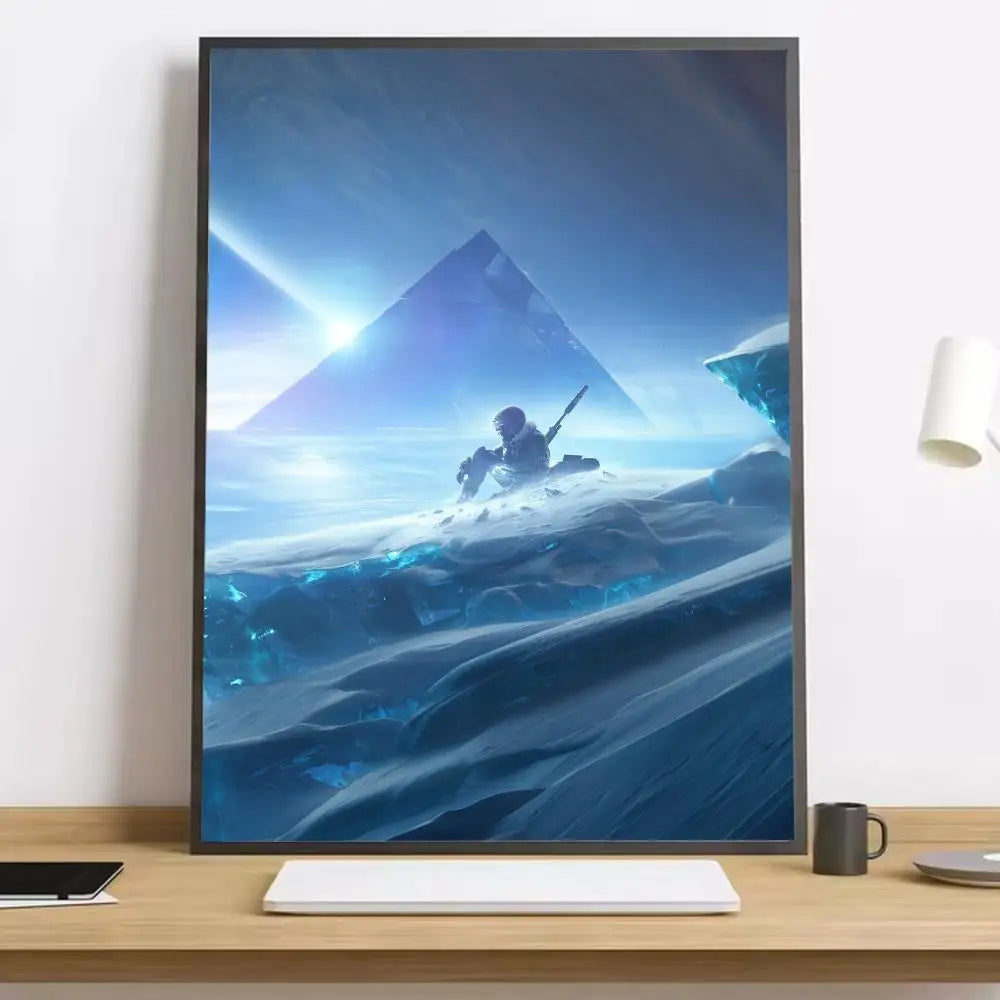Movie Destiny 2 Painting Calligraphy Canvas Poster: Crease Free Waterproof Durable All Space Wall Decor