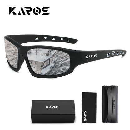KAROS HD Polarized Anti-UV Sports Sunglasses Men Women Hiking Cycling Goggles with Complete Packaging Set YZ2029